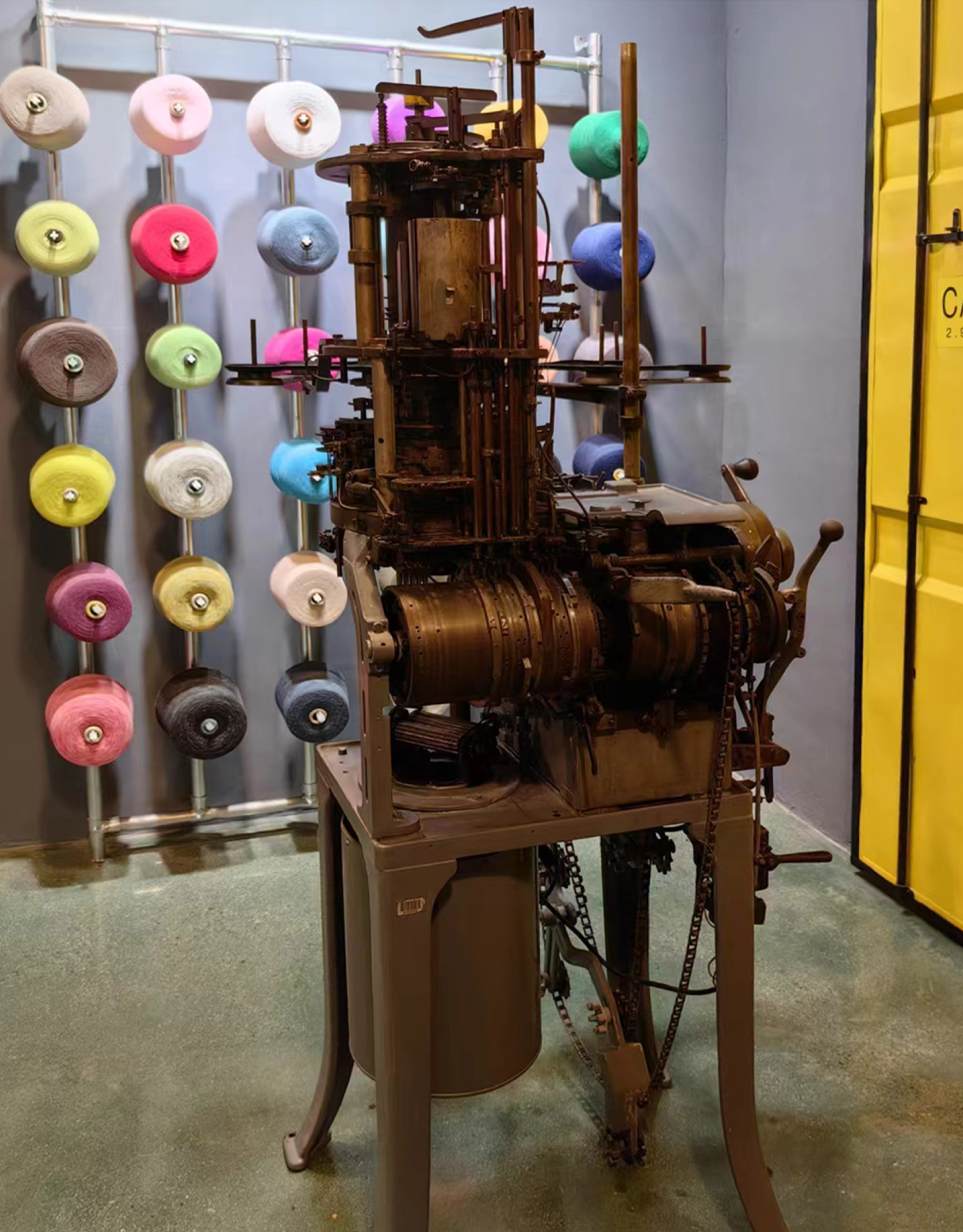 Built the first socks machine.